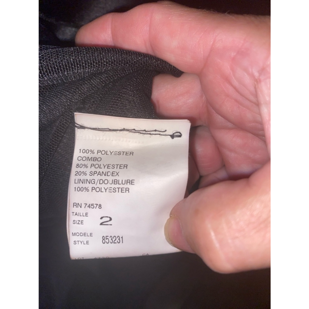 Women's Cache Black Dress Size 2 - Picture 3 of 6